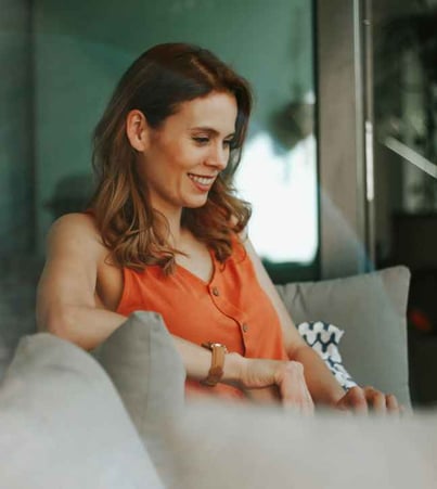 Stock placeholder image with grayscale geometrical mountain landscape